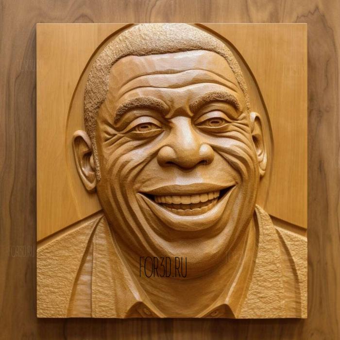 Magic Johnson 2 stl model for CNC